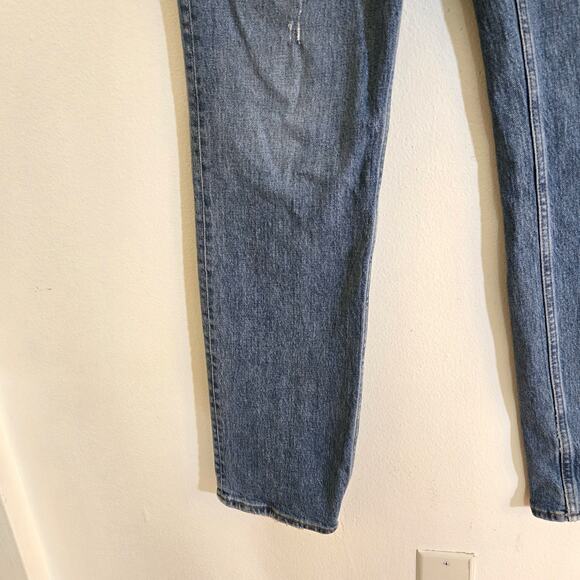 Abercrombie & Fitch 90s Straight Ultra High Rise Crossover Jeans 27L Curve Love - Picture 5 of 8